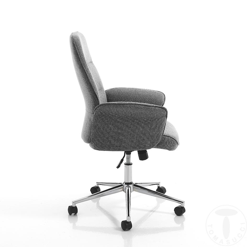Tomasucci Poltrona Da Ufficio DONY HIGH GREY