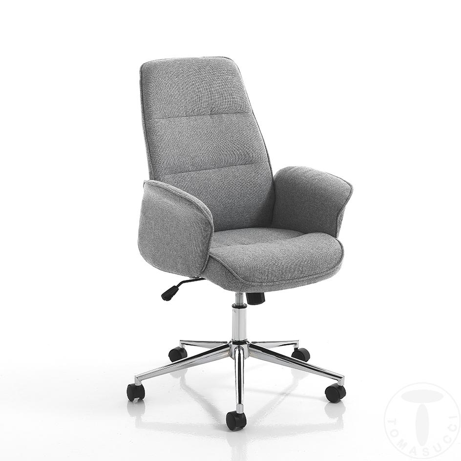 Tomasucci poltrona da ufficio DONY HIGH GREY