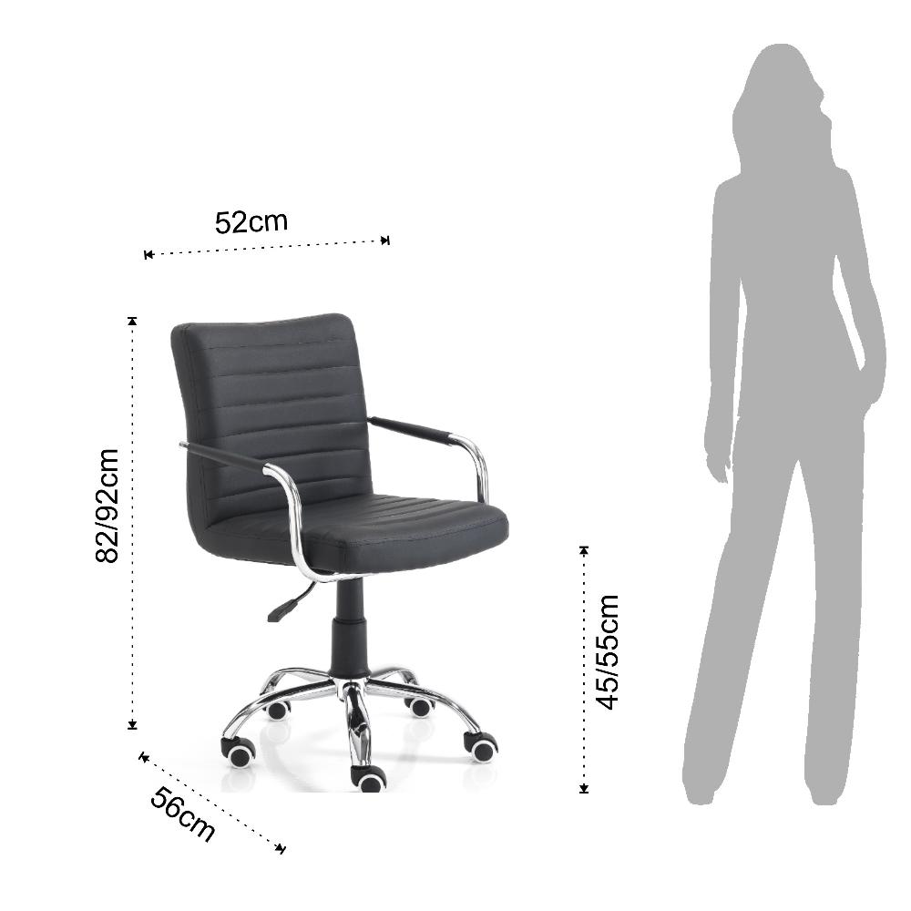 Tomasucci Poltrona Da Ufficio MILKO BLACK