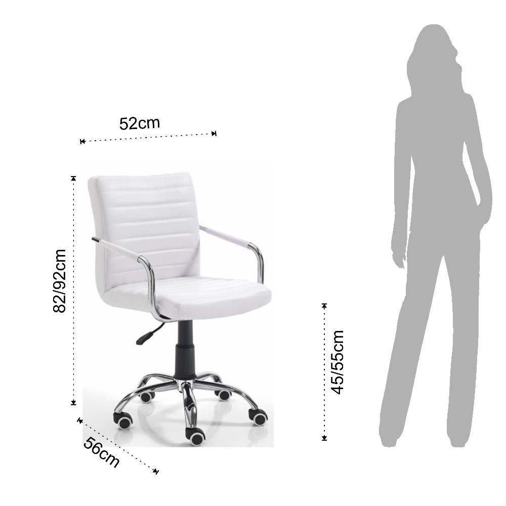 Tomasucci Poltrona Da Ufficio MILKO WHITE