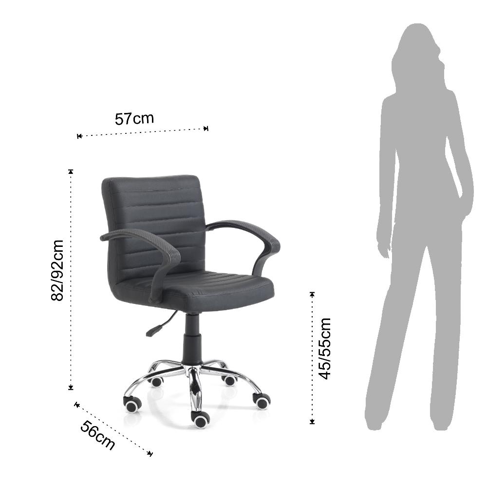 Tomasucci Poltrona Da Ufficio PANY BLACK