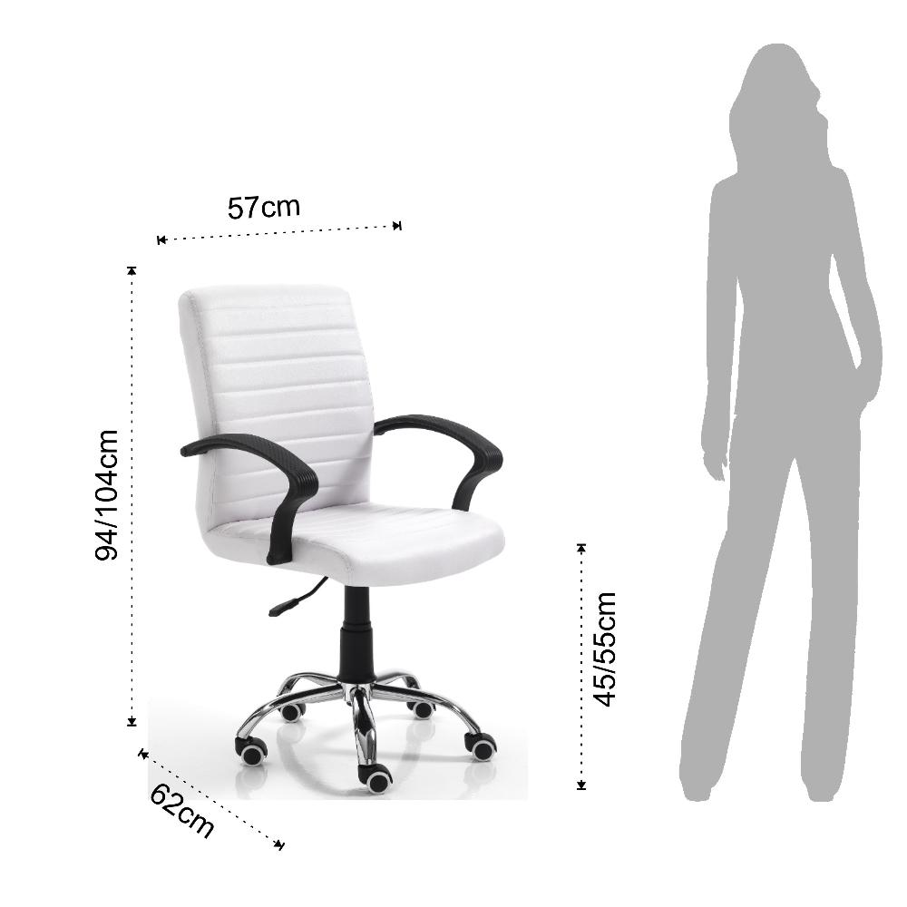 Tomasucci Poltrona Da Ufficio PANY HIGH WHITE