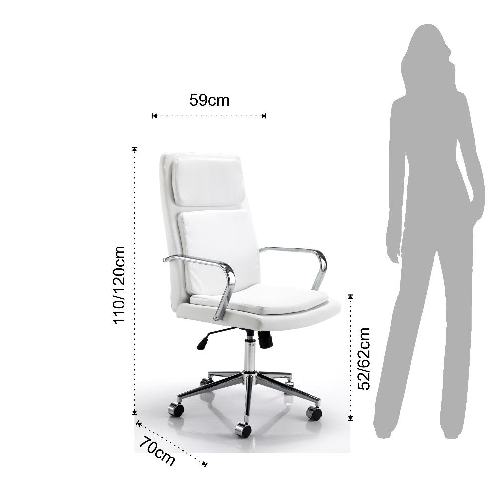 Tomasucci Poltrona Da Ufficio PRESTIGE WHITE