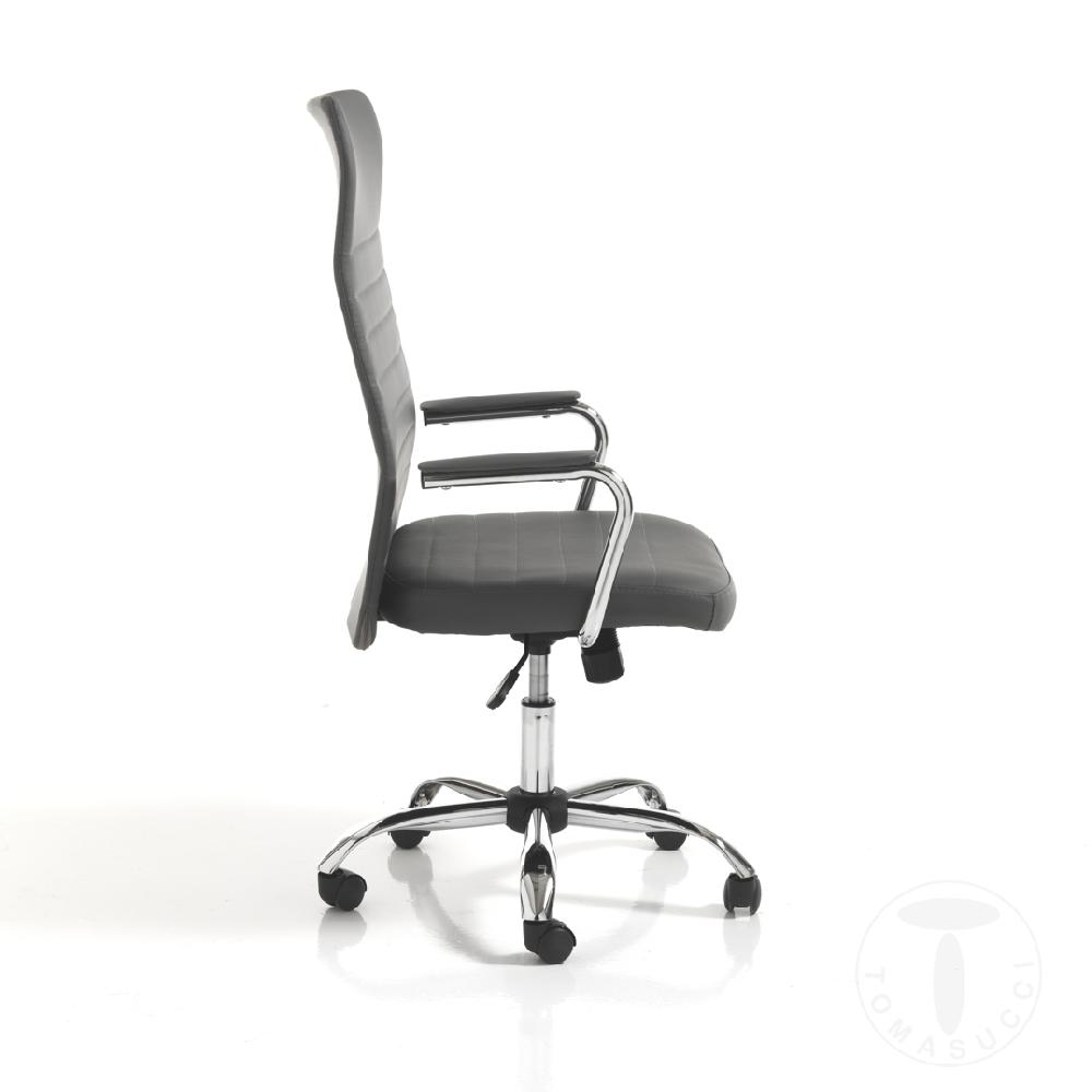 Tomasucci Poltrona Da Ufficio TYLER HIGH GREY