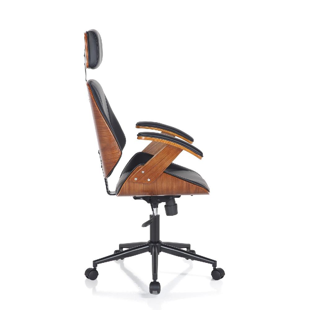 Tomasucci Poltrona Da Ufficio VISBY HIGH DARK WOOD