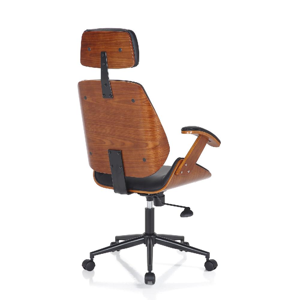 Tomasucci Poltrona Da Ufficio VISBY HIGH DARK WOOD