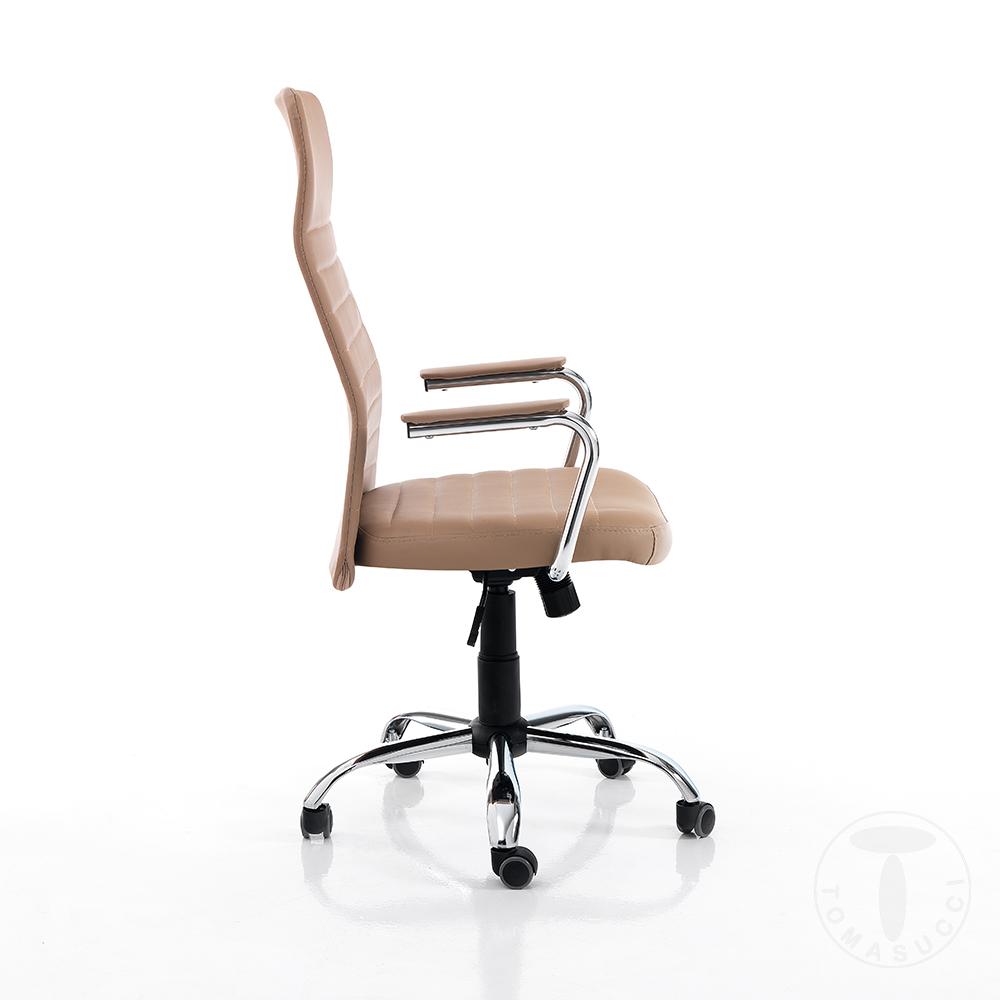 Tomasucci Poltrona Da Ufficio WICHITA HIGH BROWN