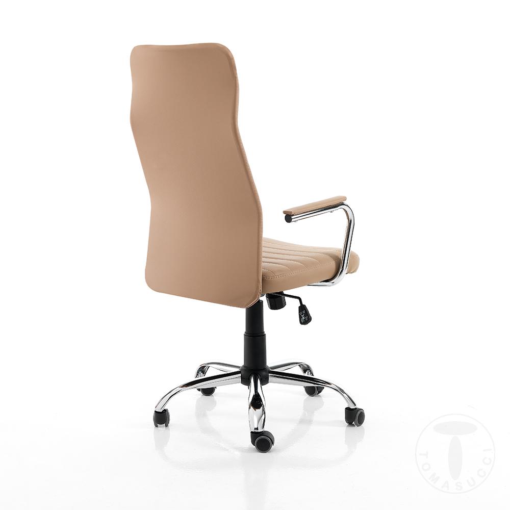 Tomasucci Poltrona Da Ufficio WICHITA HIGH BROWN