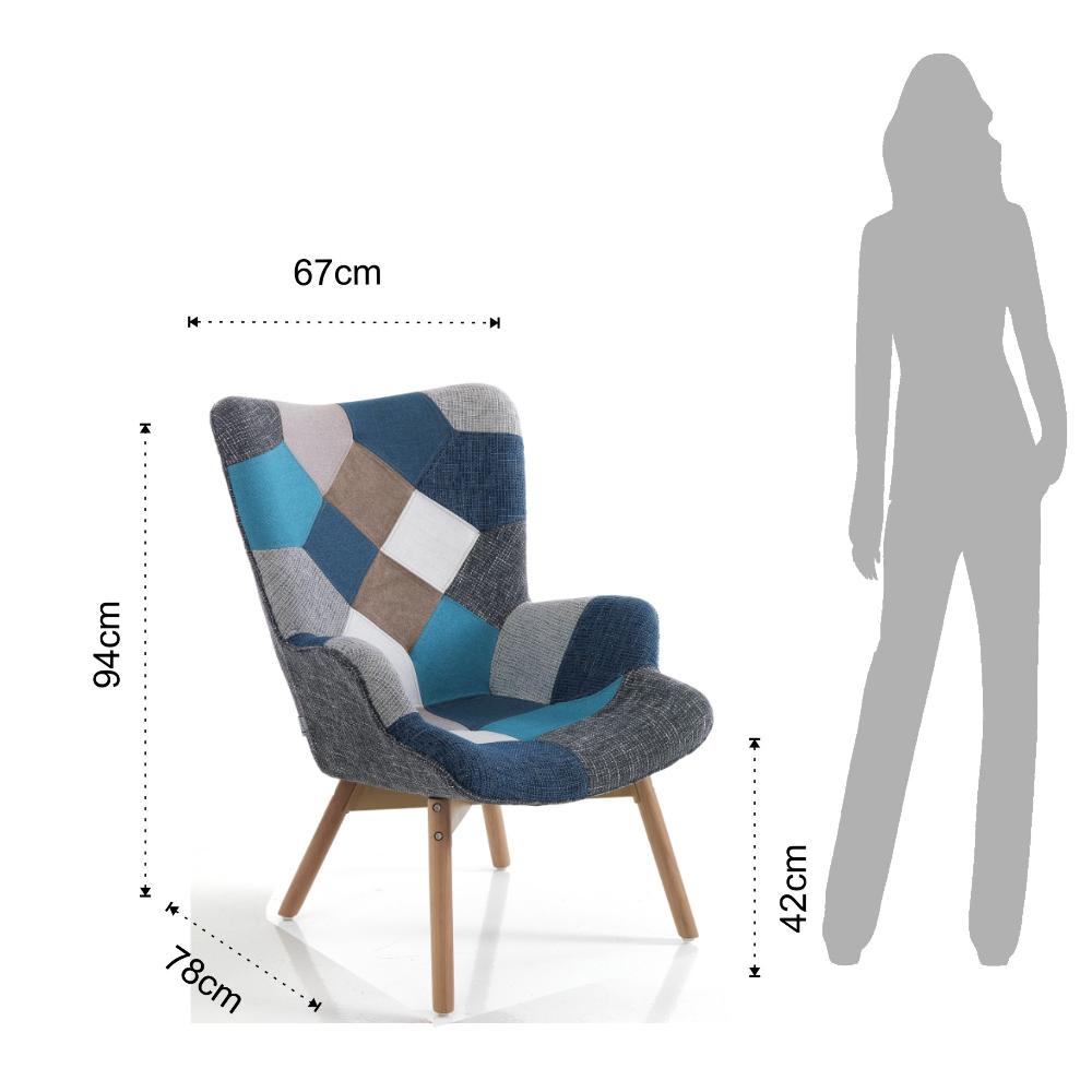 Tomasucci Poltrona KALEIDOS-G BLUE