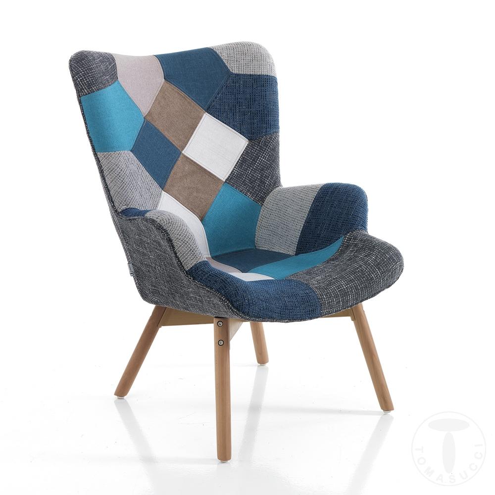 Tomasucci poltrona KALEIDOS-G BLUE
