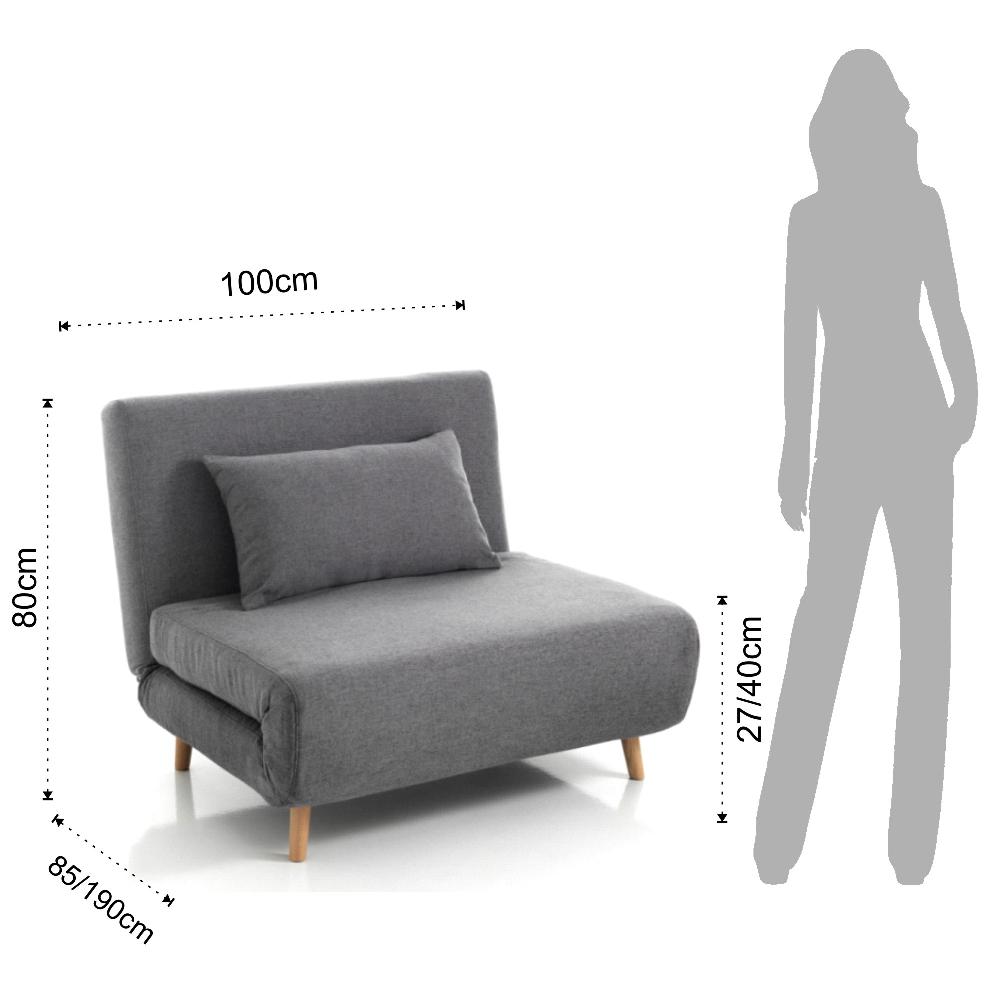 Tomasucci Poltrona / Letto SHIFT GREY