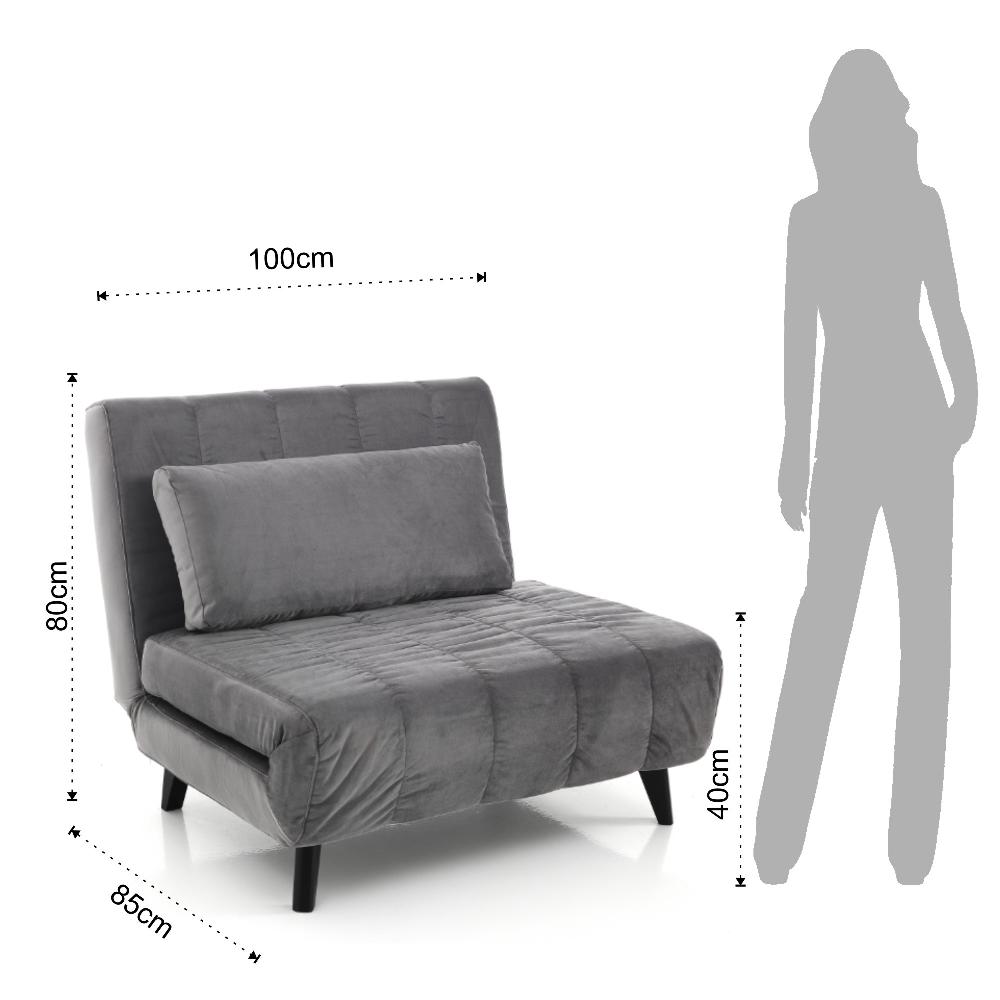 Tomasucci Poltrona / Letto YOLE GREY