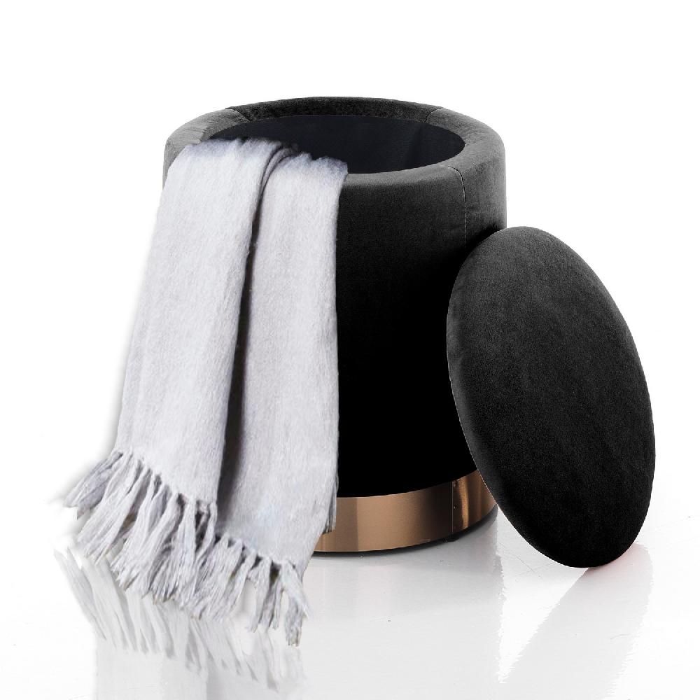 Tomasucci POUF CON.RE "DIDO POWDER BLACK"