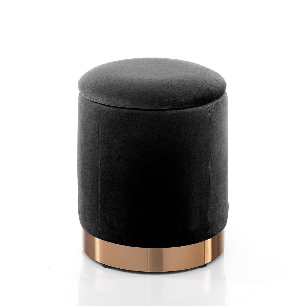 Tomasucci POUF CON.RE "DIDO POWDER BLACK"