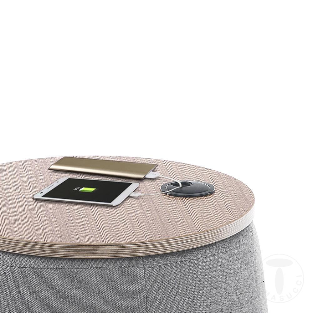 Tomasucci Pouf Contenitore BARRIL GREY