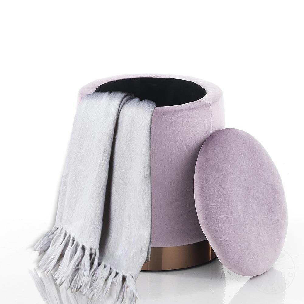 Tomasucci Pouf Imbottito Contenitore DIDO PINK