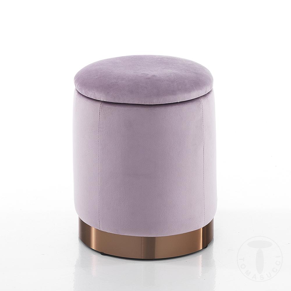 Tomasucci Pouf imbottito contenitore DIDO PINK