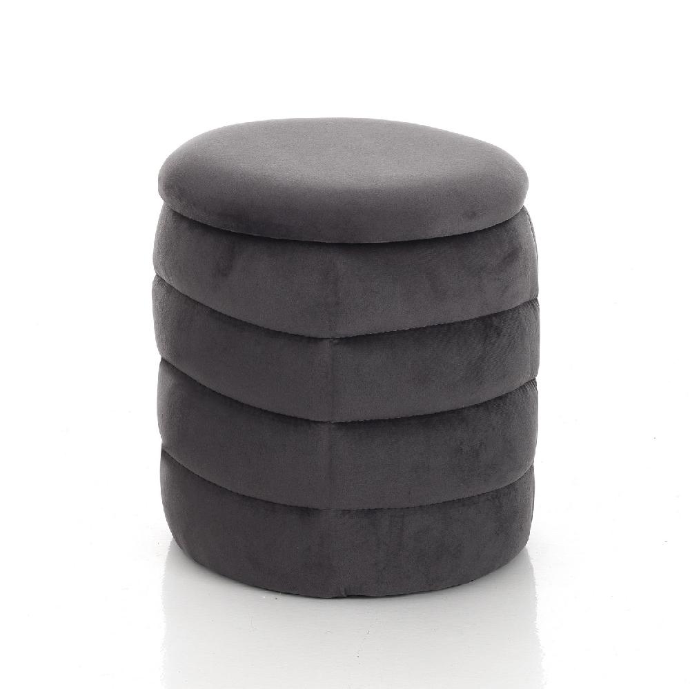 Tomasucci Pouf imbottito contenitore GUM GREY