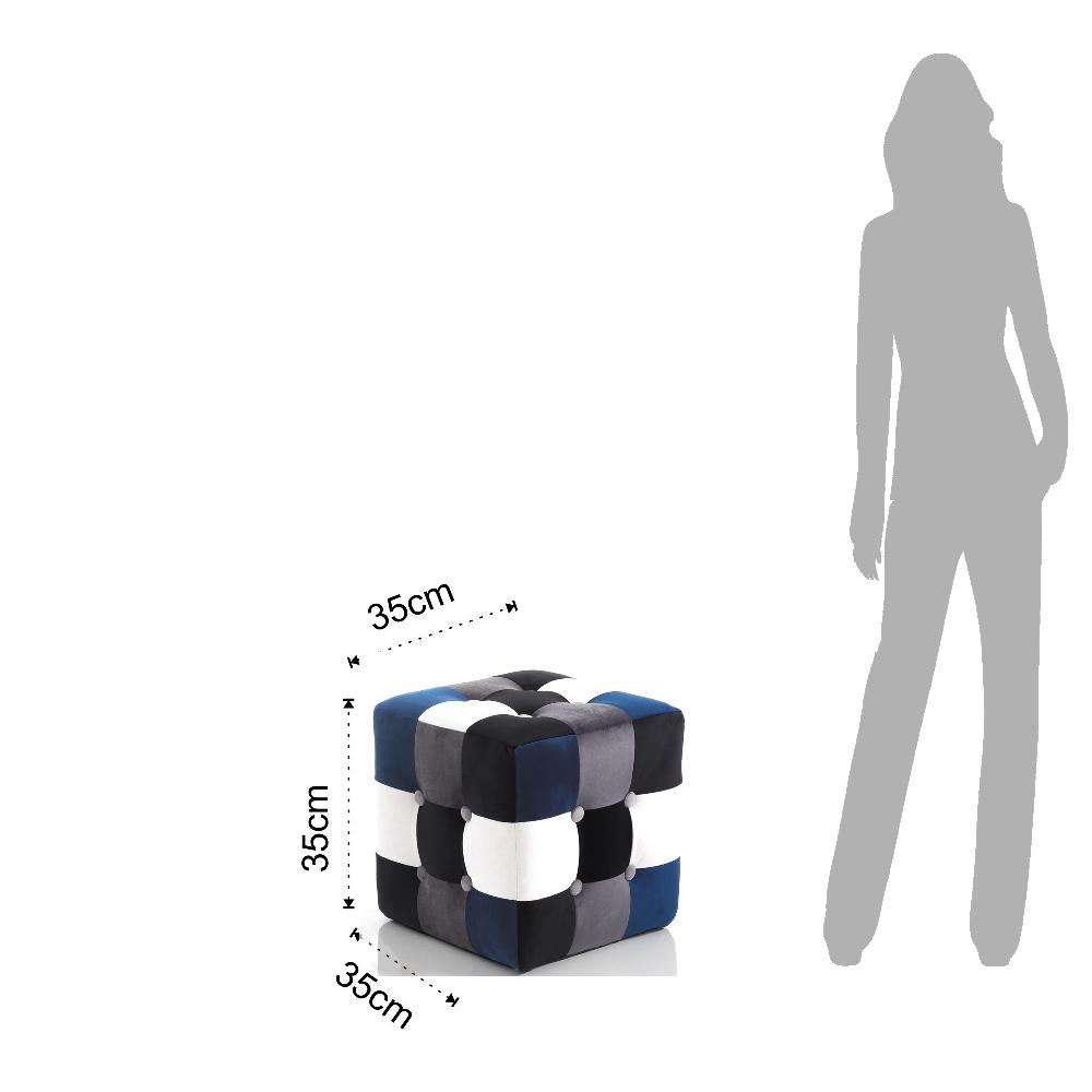 Tomasucci Pouf KALEIDOS BLUE