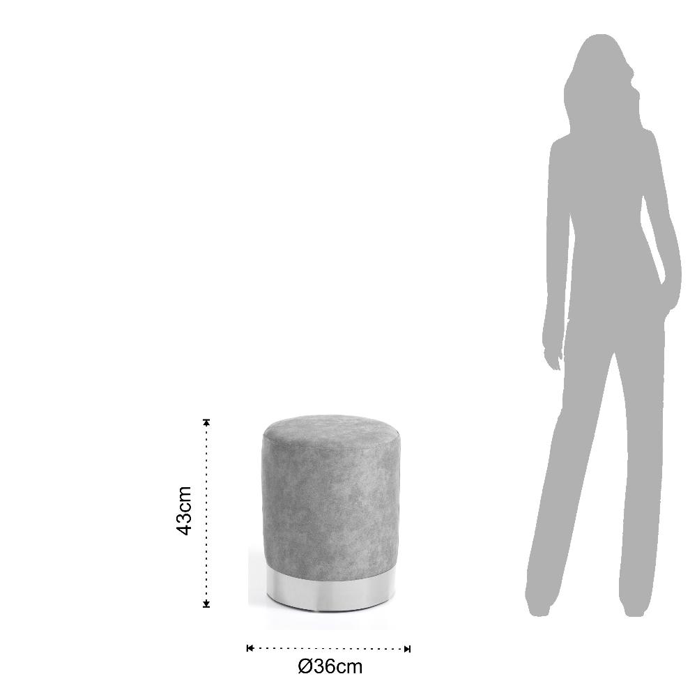 Tomasucci Pouf / Sgabello KAMI GREY