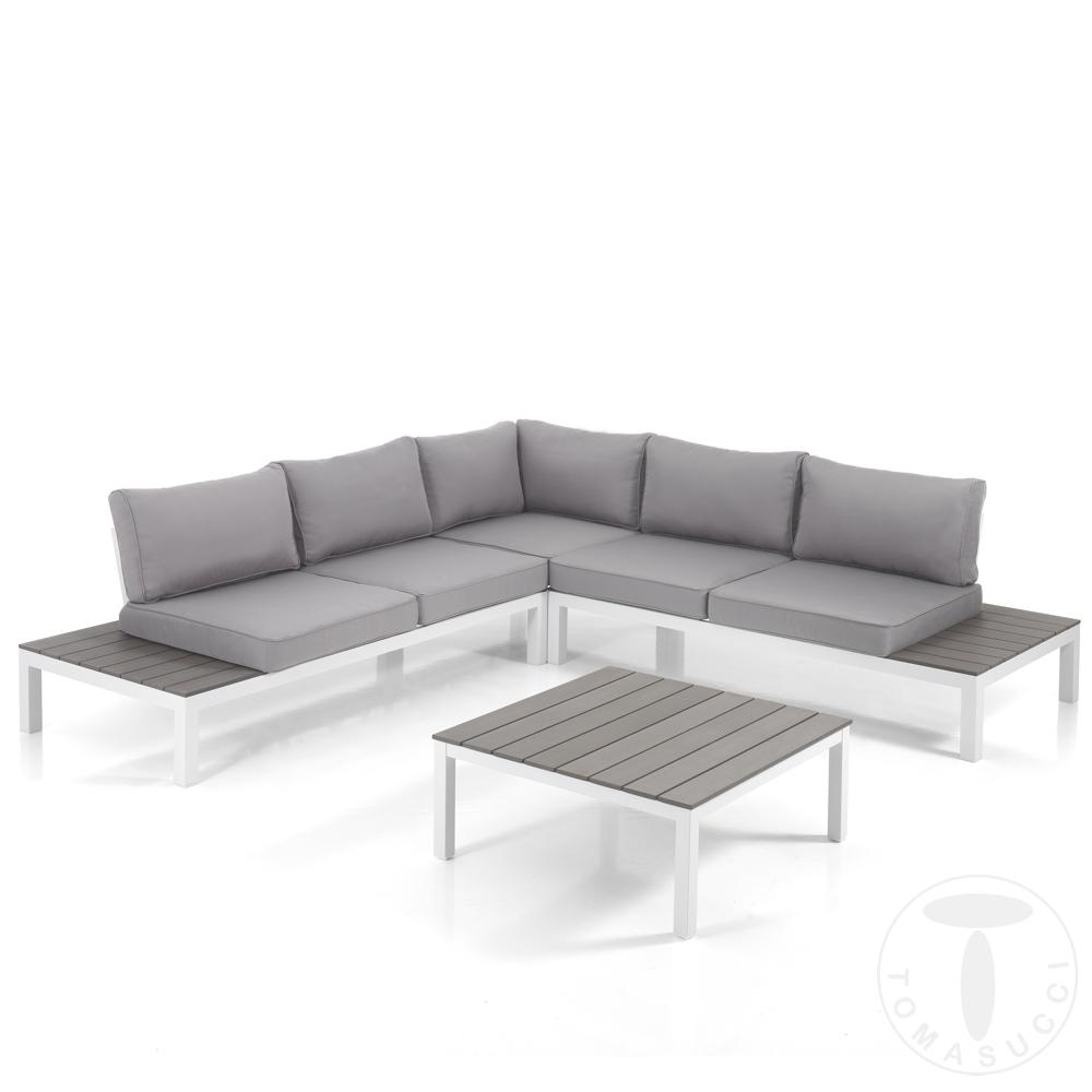 Tomasucci salotto interno / esterno NYDRI WHITE