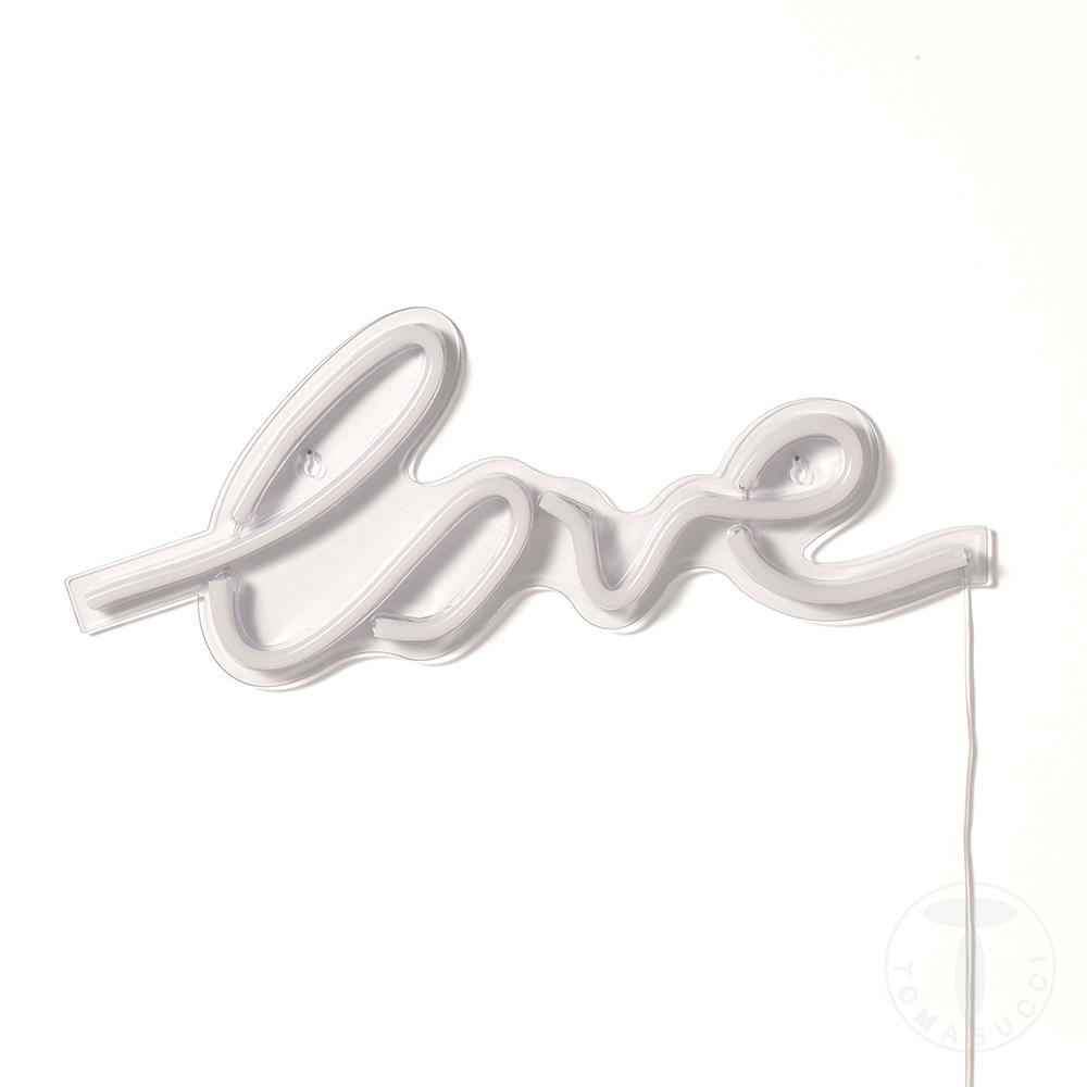 Tomasucci scritta luminosa da parete LOVE