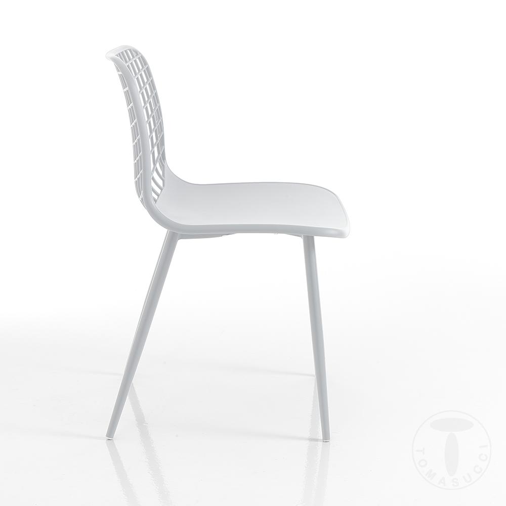 Tomasucci Sedia Da Interno / Esterno NAIROBI WHITE