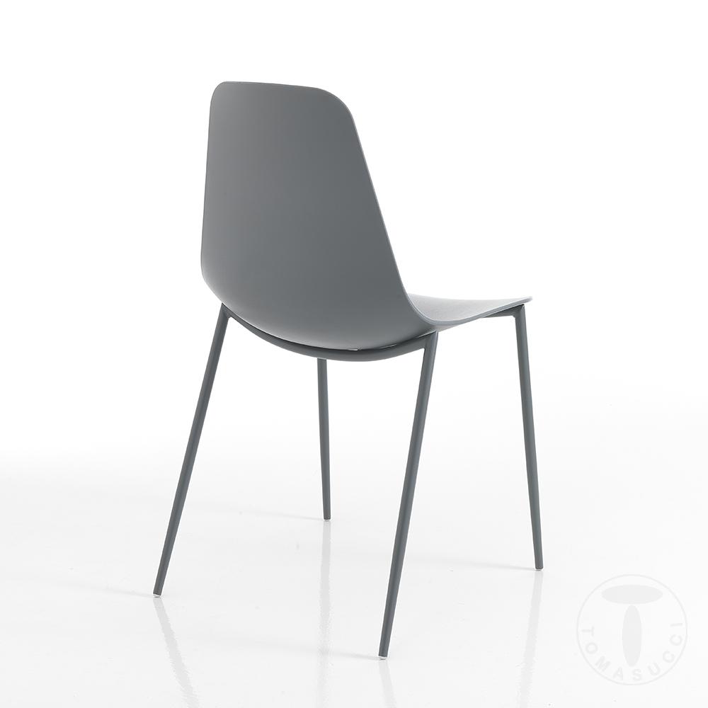 Tomasucci Sedia Da Interno / Esterno OSLO GREY