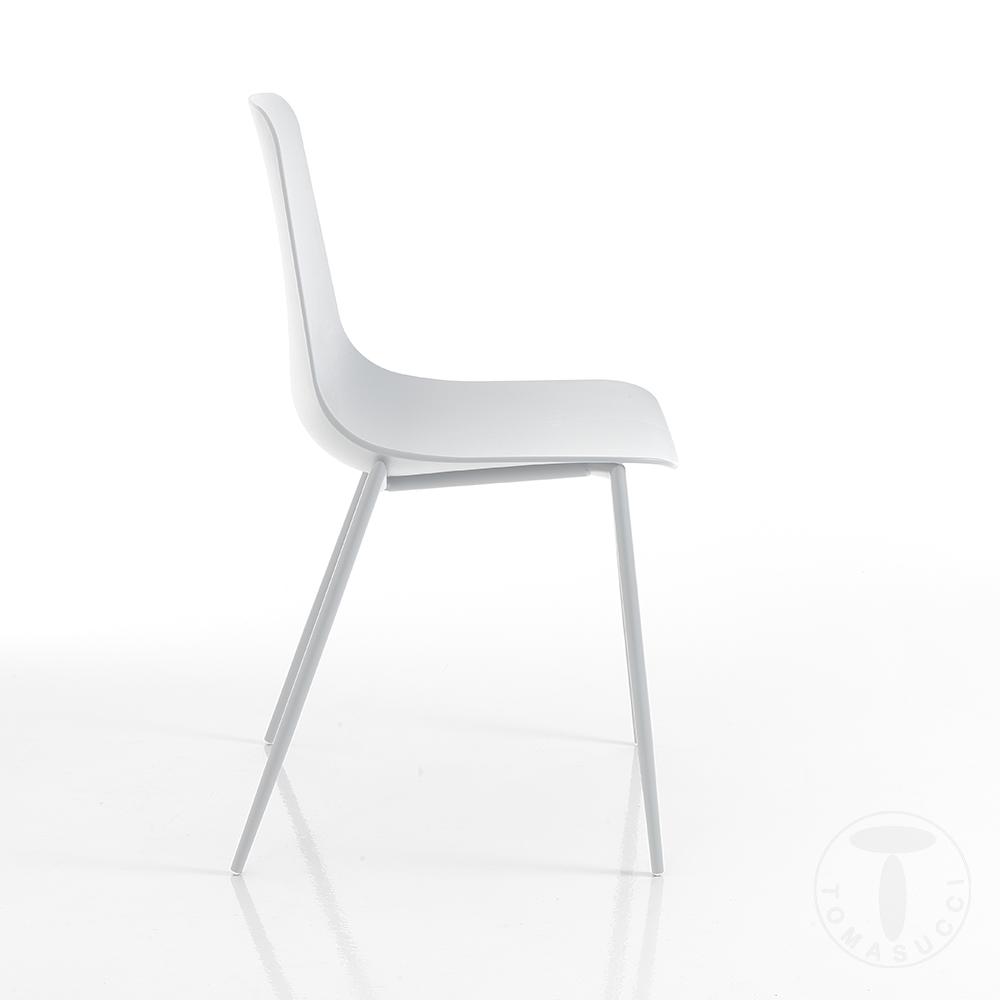 Tomasucci Sedia Da Interno / Esterno OSLO WHITE