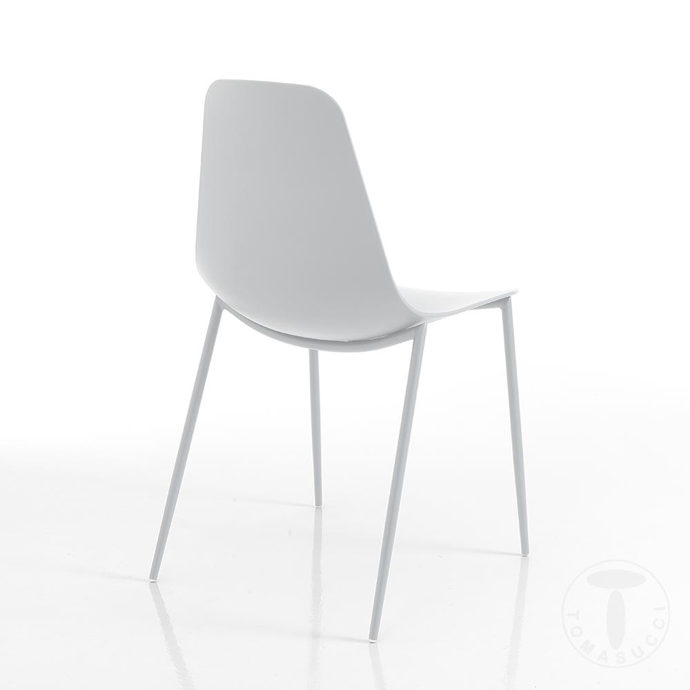 Tomasucci Sedia Da Interno / Esterno OSLO WHITE