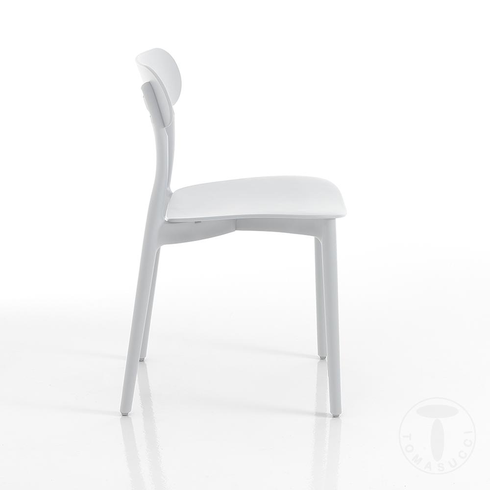 Tomasucci Sedia Da Interno / Esterno STOCCOLMA WHITE