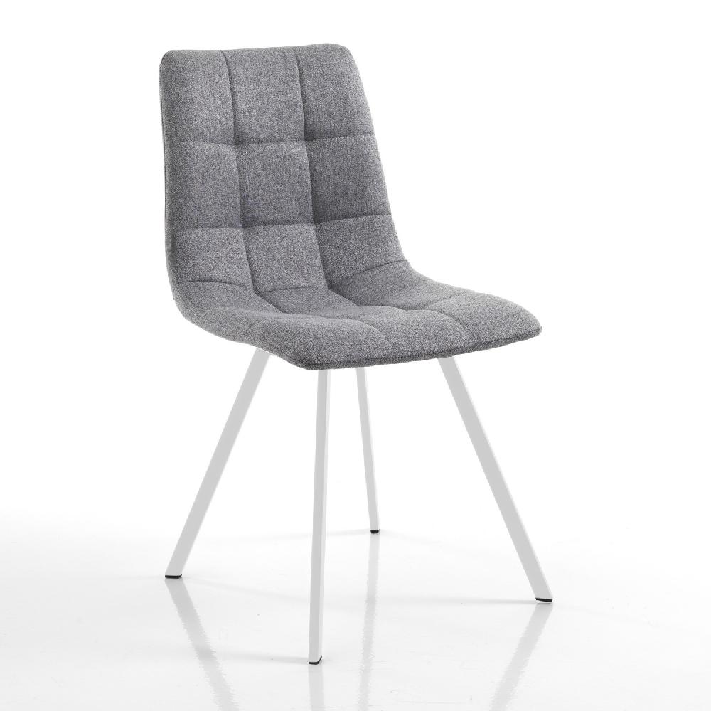 Tomasucci Sedia imbottita NEW TANIA GREY WHITE