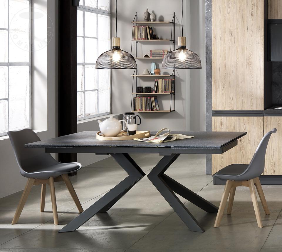 Tomasucci Sedia KIKI EVO WOOD - GREY