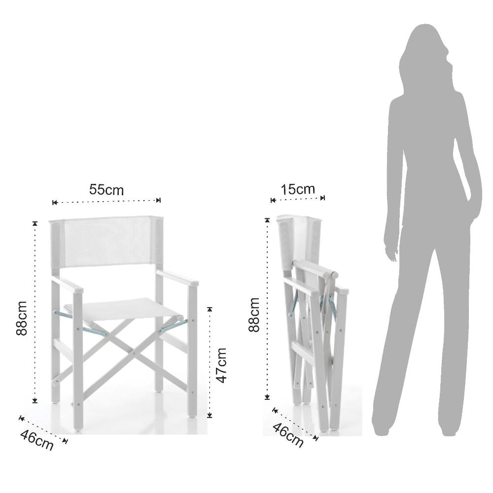 Tomasucci Sedia Pieghevole Regista MILOS