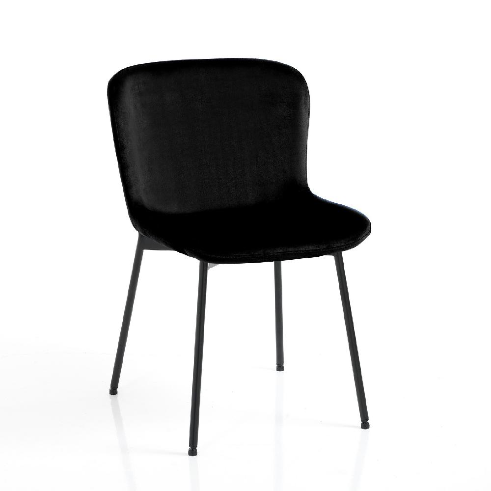 Tomasucci Sedia SNUG VELVET BLACK