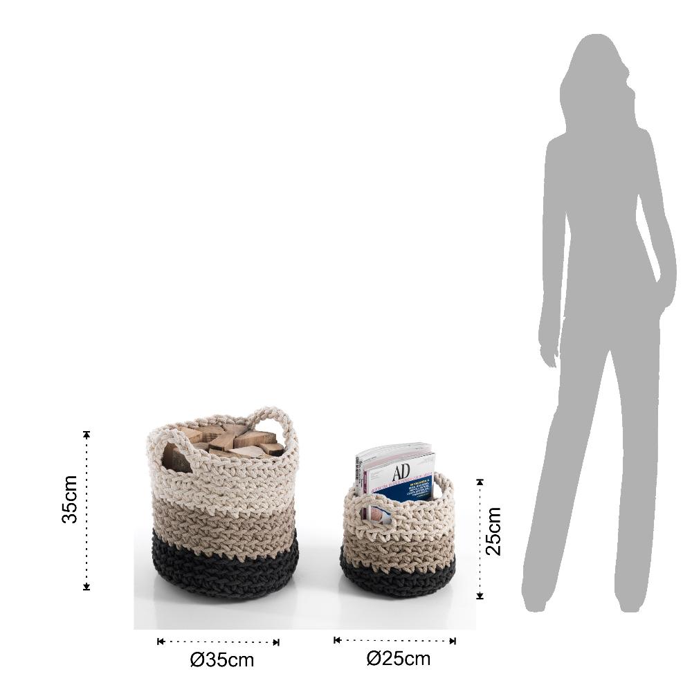 Tomasucci Set 2 Ceste Multifunzione TENDER