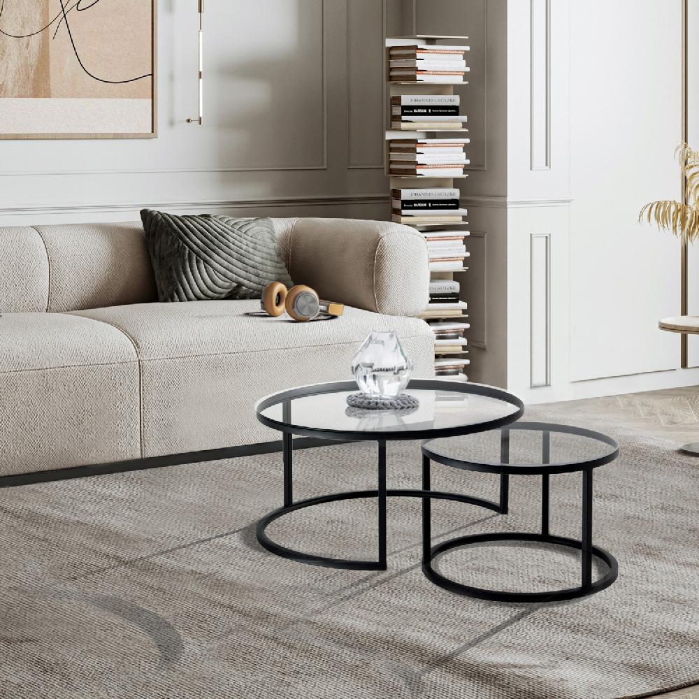 Tomasucci Set 2 Tavolini GABRIEL EVO CLEAR