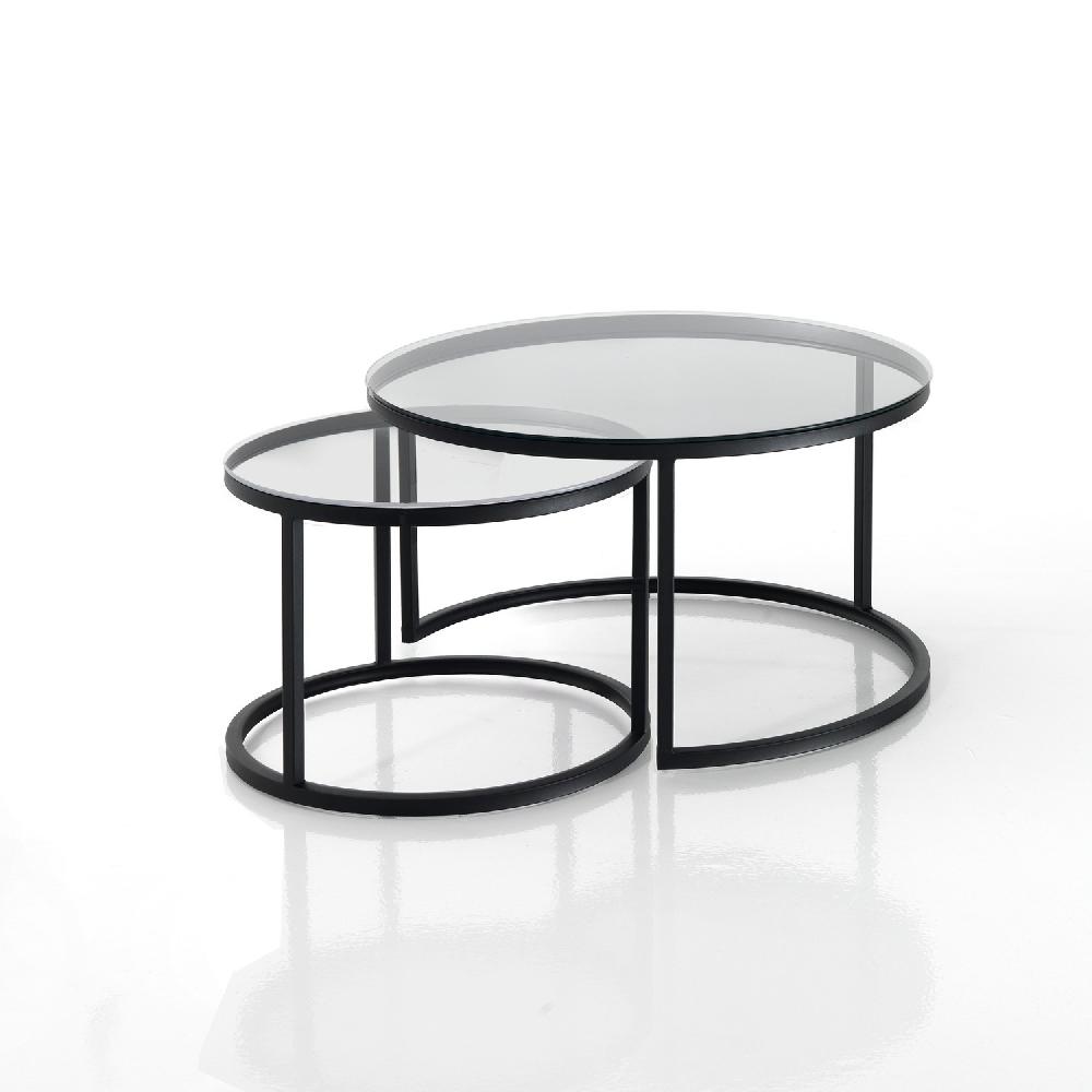 Tomasucci Set 2 tavolini GABRIEL EVO CLEAR