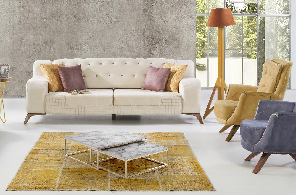 Tomasucci Set 2 Tavolini THIN-Q WHITE MARBLE