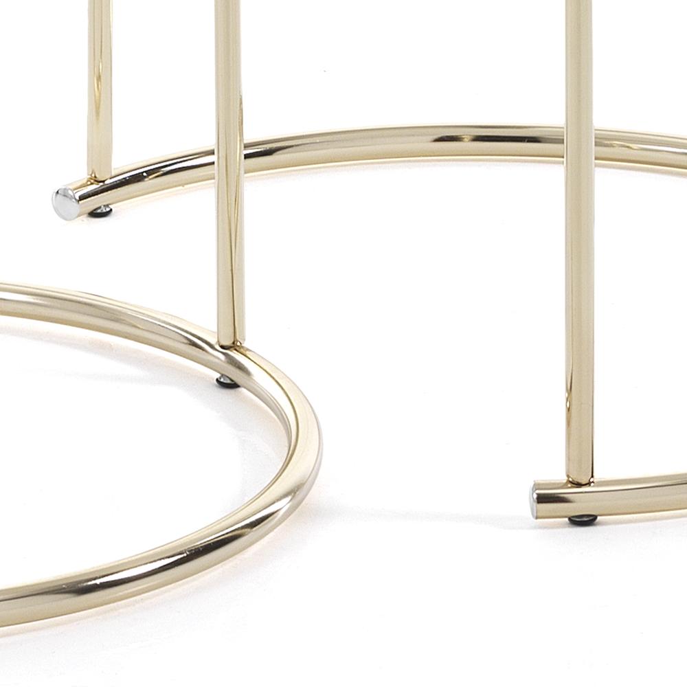 Tomasucci Set 2 Tavolini THIN-R WHITE MARBLE