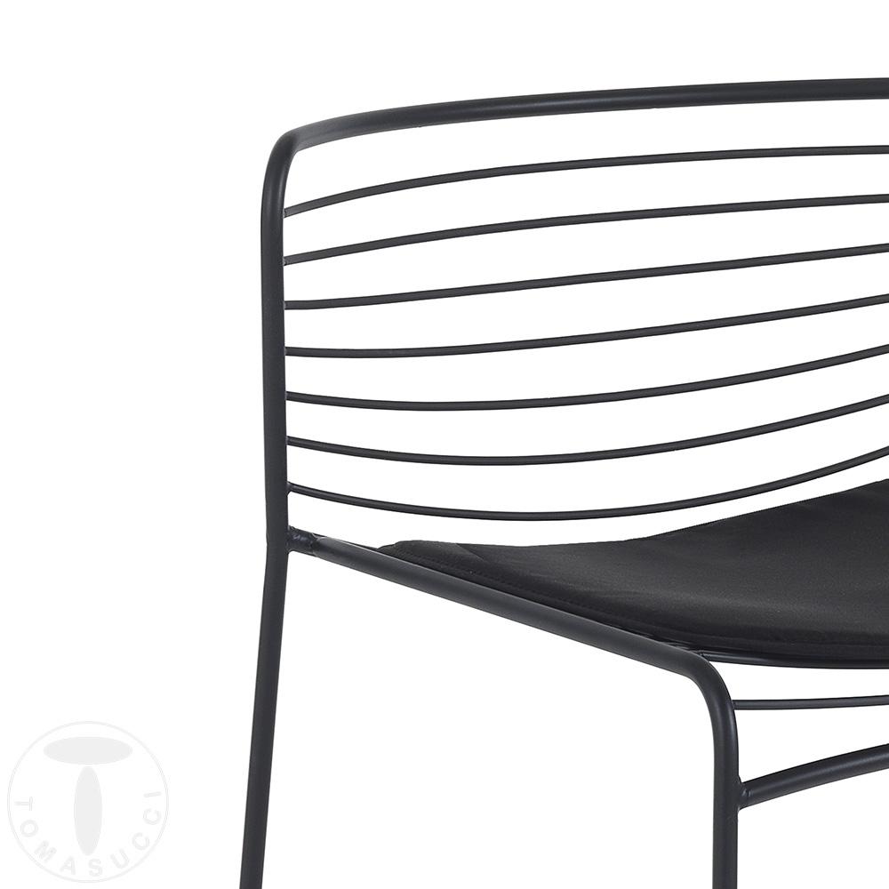 Tomasucci Sgabello Da Interno / Esterno MARTHA BLACK