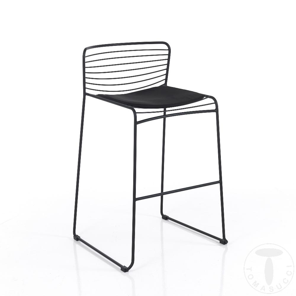 Tomasucci sgabello da interno / esterno MARTHA BLACK