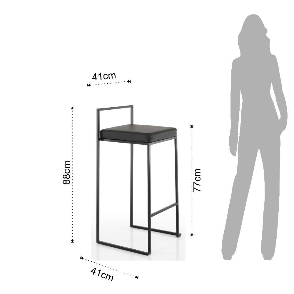 Tomasucci Sgabello DODO BLACK