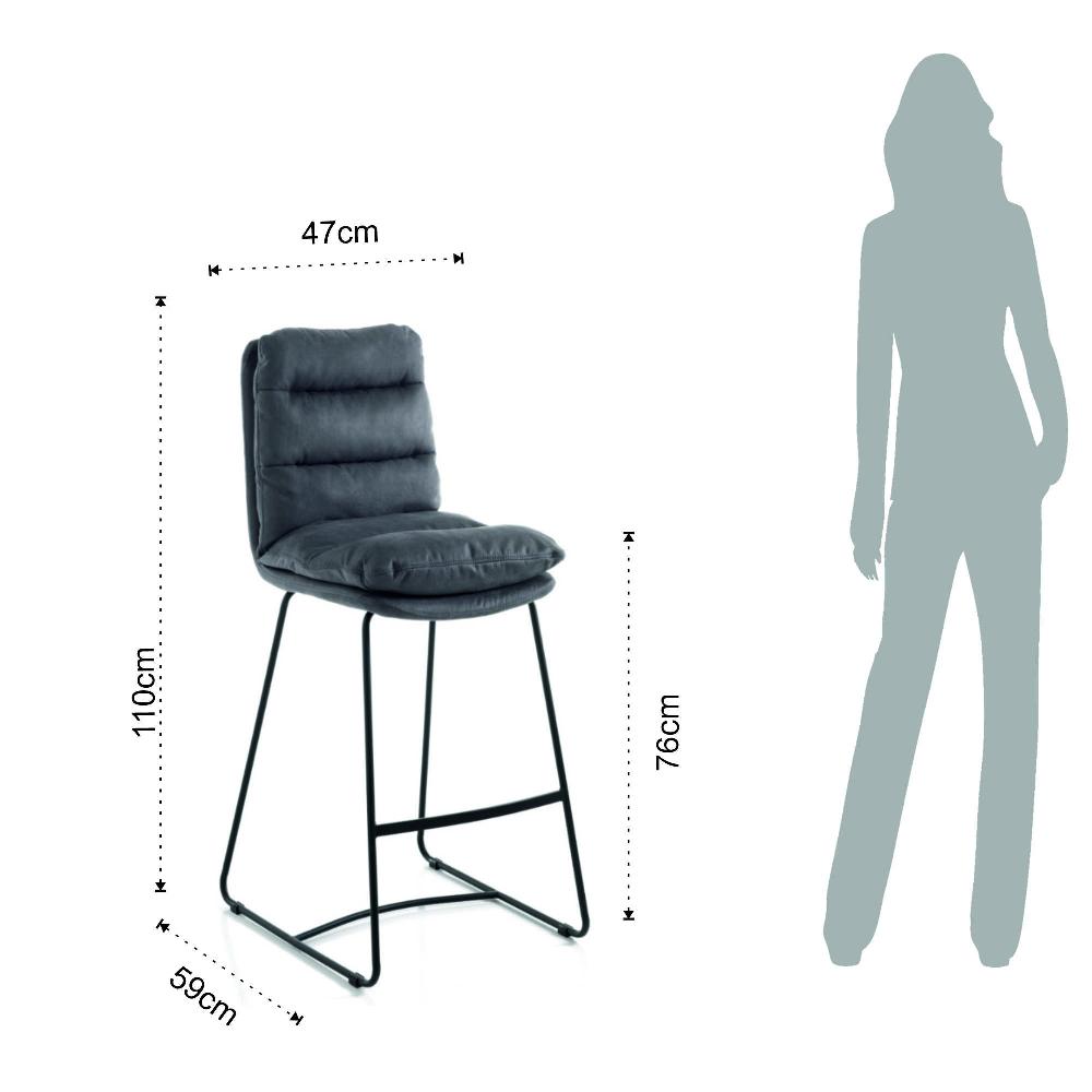 Tomasucci Sgabello Imbottito GANA