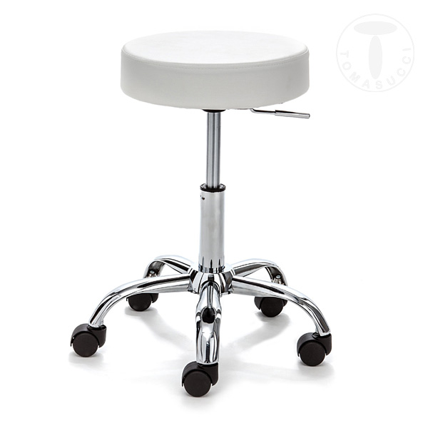 Tomasucci sgabello per scrittoio TIZIO WHITE