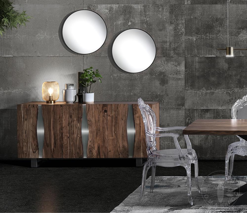 Tomasucci Specchio Da Parete FIT-A BLACK