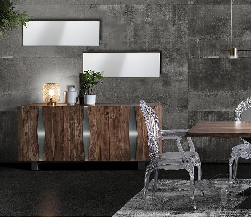 Tomasucci Specchio Da Parete NEAT BIG BLACK