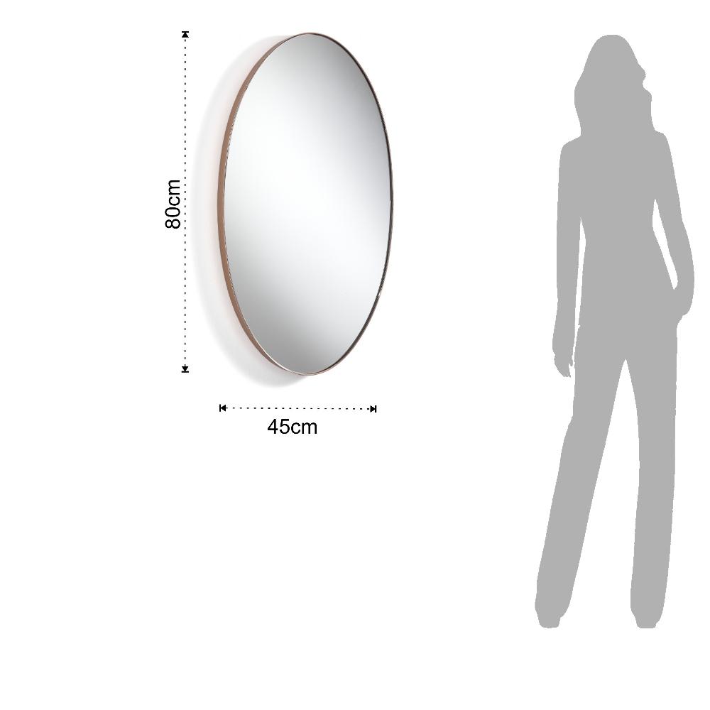 Tomasucci Specchio Da Parete OVAL COPPER
