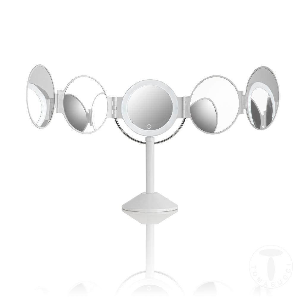 Tomasucci specchio da tavolo con led PENTA