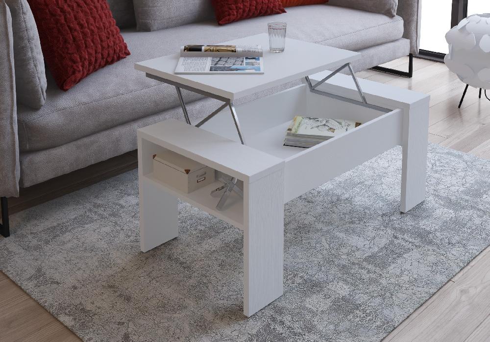 Tomasucci Tavolino Contenitore JAMES TOTAL WHITE